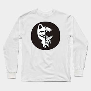 Melting Cat Long Sleeve T-Shirt